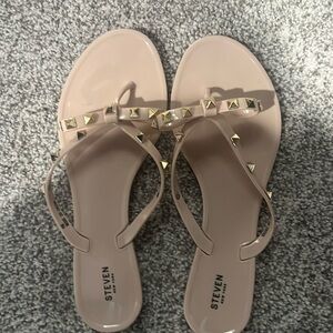 Steve Madden flip flops - look like Valentino studs